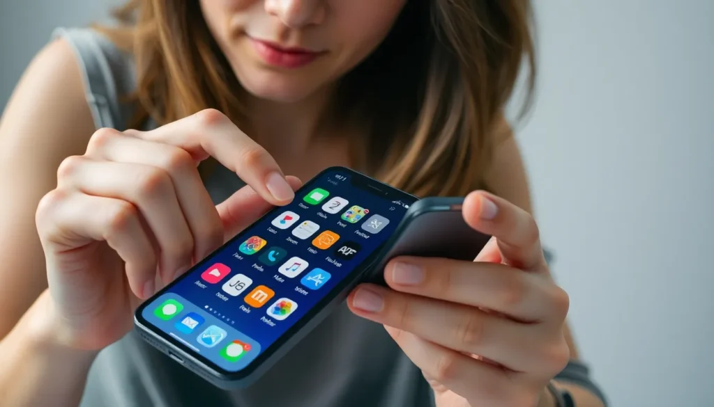 how to sort apps on iphone